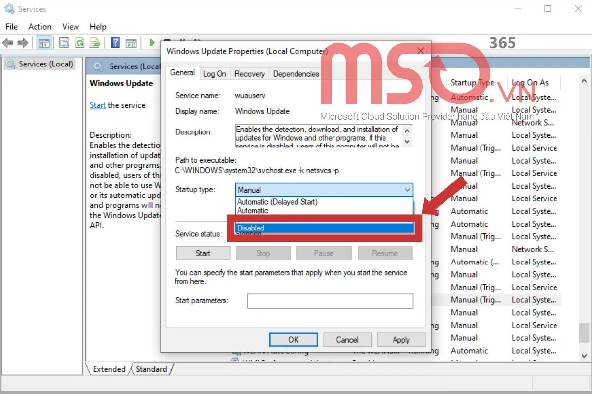 Các cách tắt Window Update trên Win 10,11 đơn giản nhất