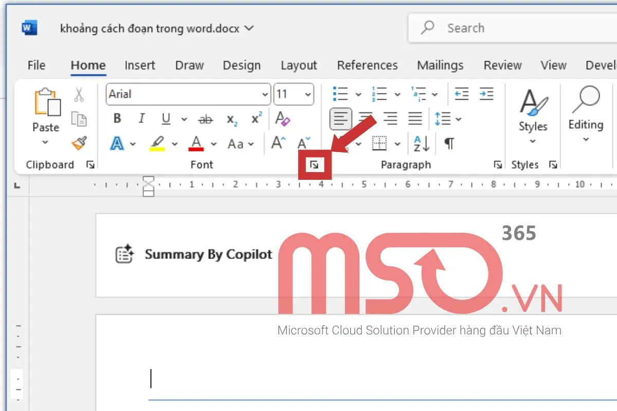 Cách chỉnh sửa dòng cho Header và Footer trong Word