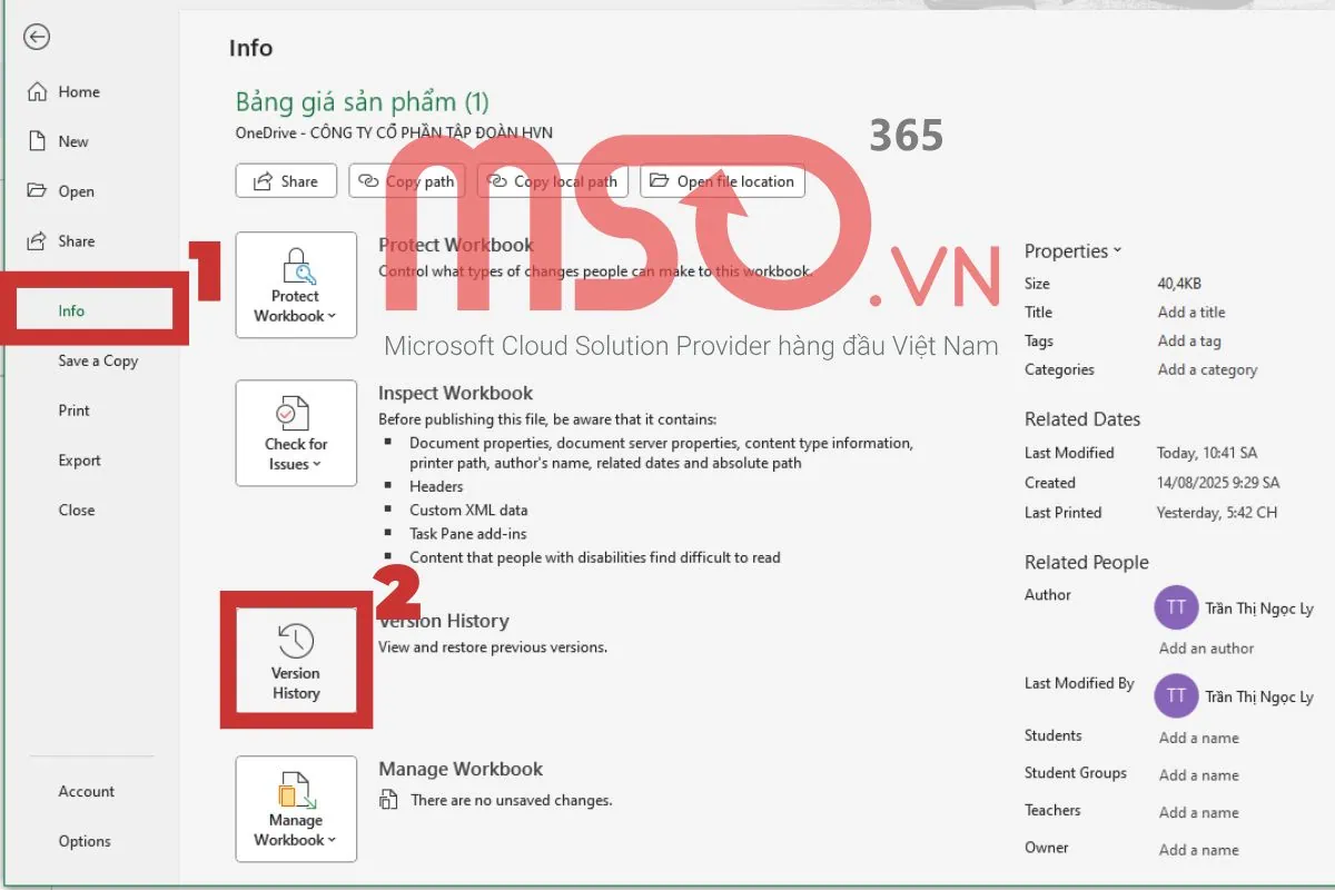 Cách lấy lại file Excel bị lưu đè nhờ tính năng AutoRecover
