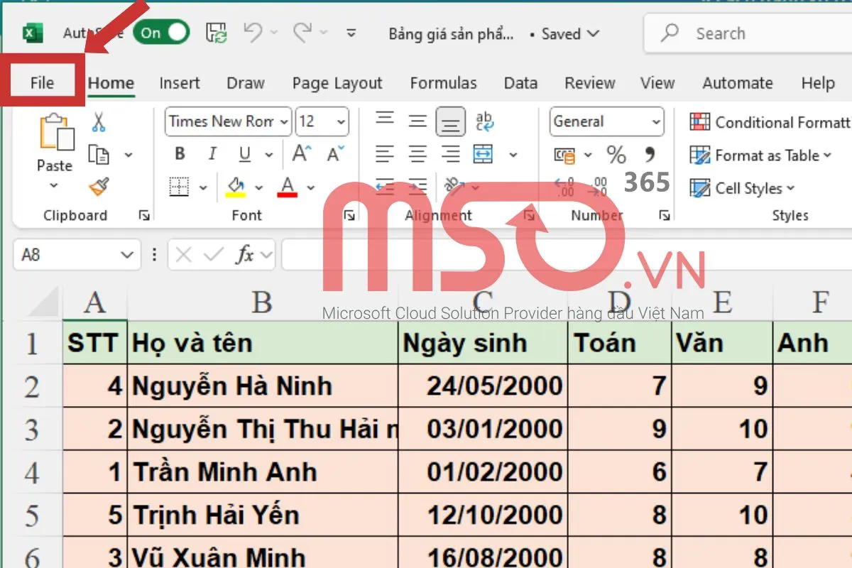 Cách lấy lại file Excel không lưu bị ghi đè đơn giản nhất