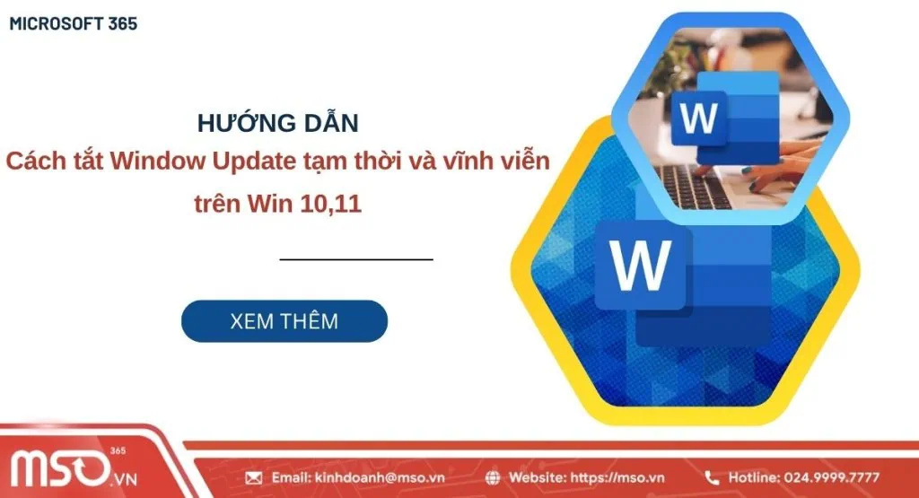 tắt window update