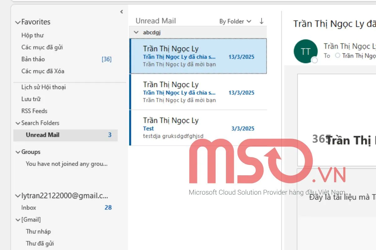 Cách tìm email chưa đọc trong Outlook nhanh chóng