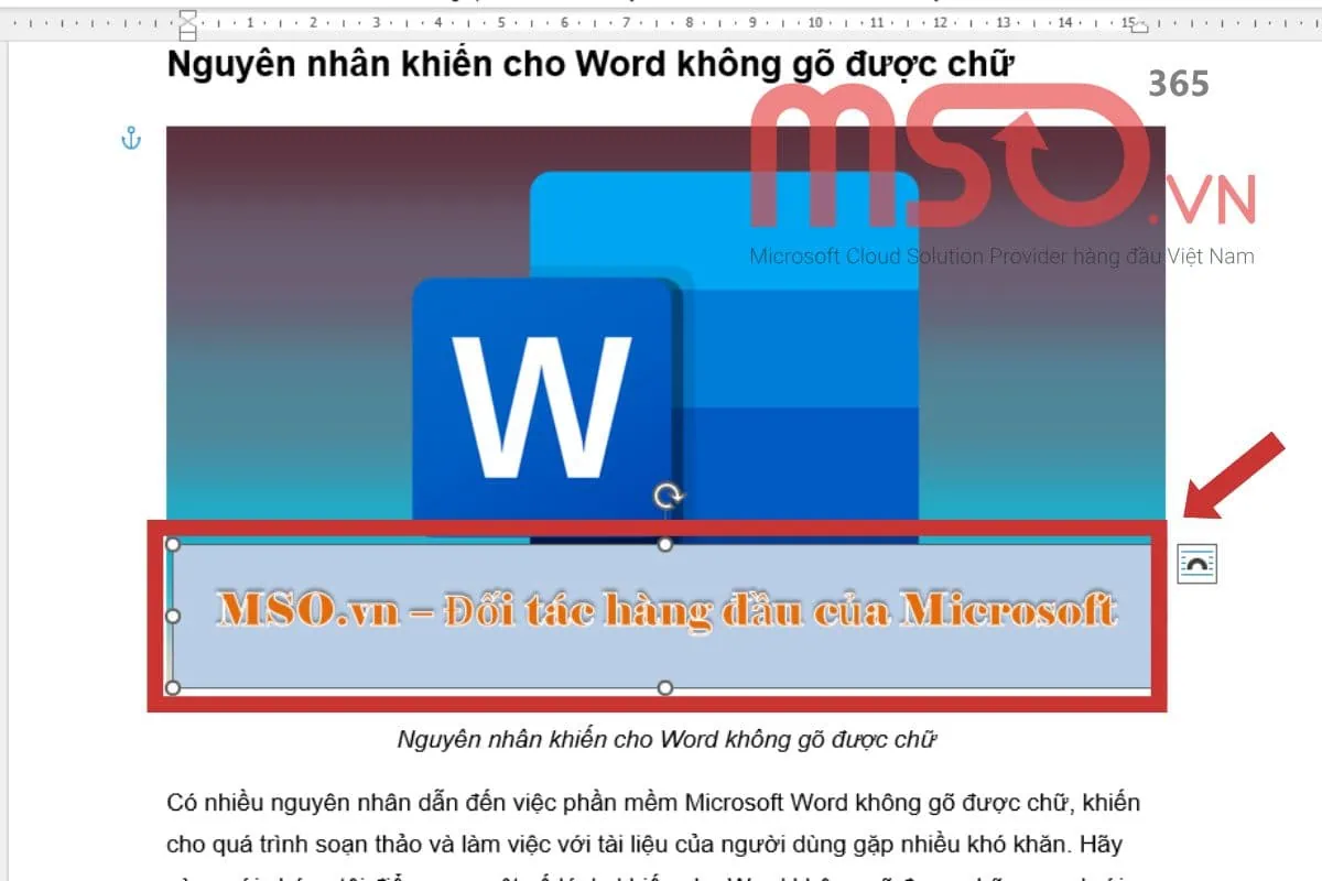 Cách xóa chữ đã chèn vào ảnh trong Word