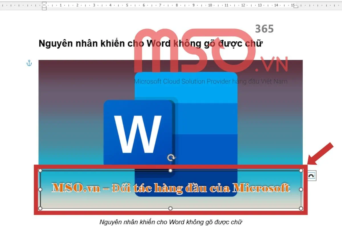 Cách tùy chỉnh chữ đã chèn vào trong ảnh trên tài liệu Word