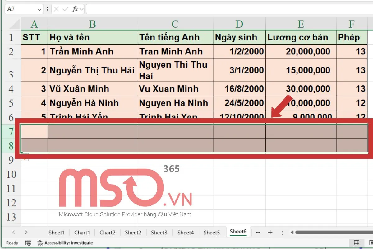 Hướng dẫn cách xuống dòng tự kẻ bảng trong Excel đơn giản nhất
