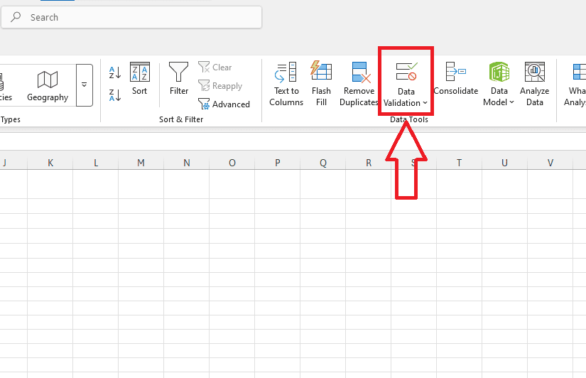 Tạo Drop List trong Excel bằng việc nhập trực tiếp dữ liệu nguồn