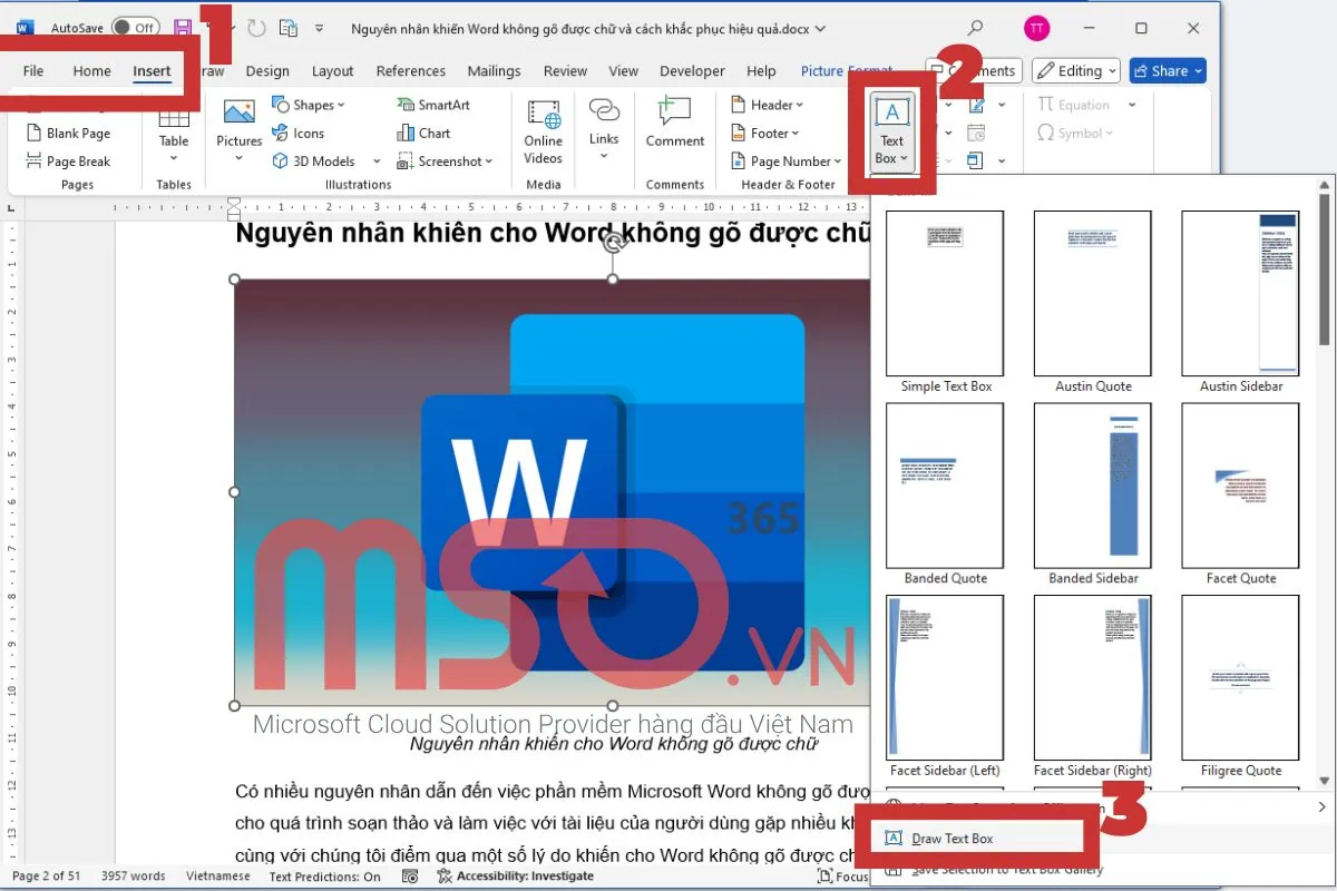 Hướng dẫn các cách viết chữ lên ảnh trong Word trên máy tính