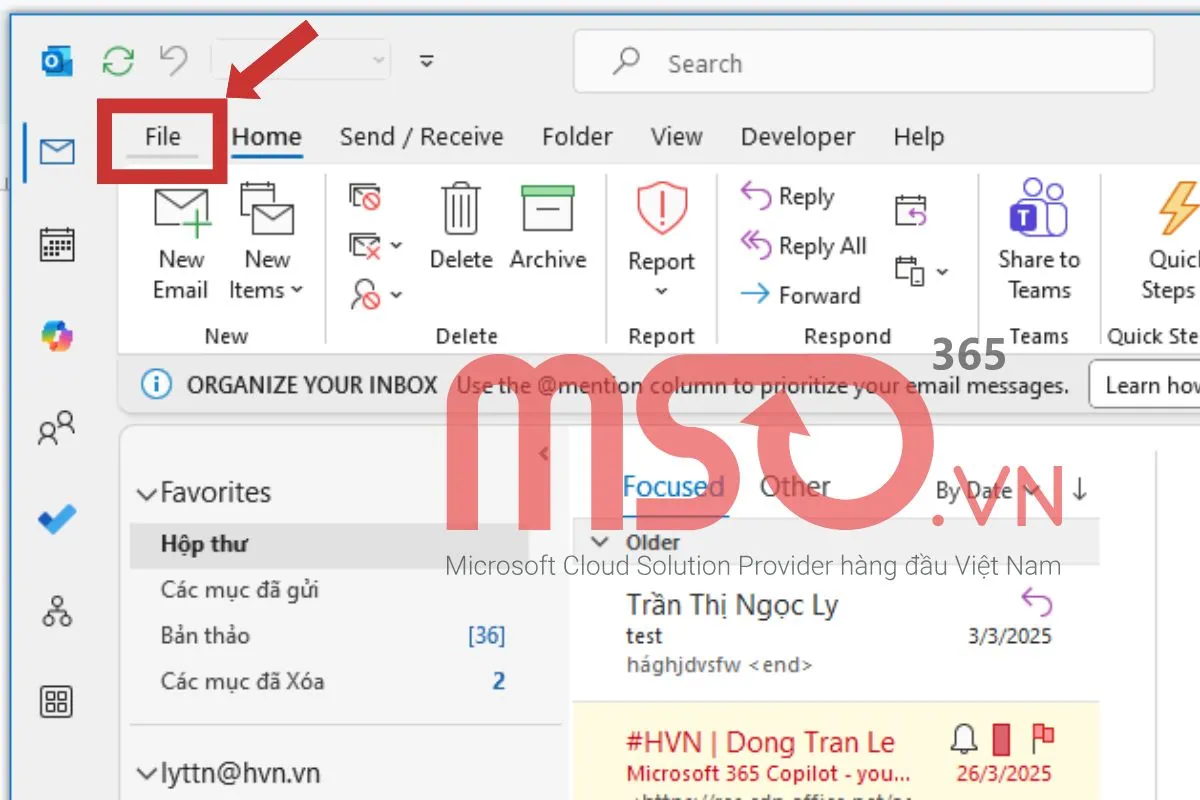Hướng dẫn cách bật kiểm tra chính tả trong Outlook