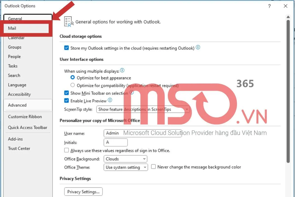 Hướng dẫn cách đánh dấu email chưa đọc trong Outlook đơn giản