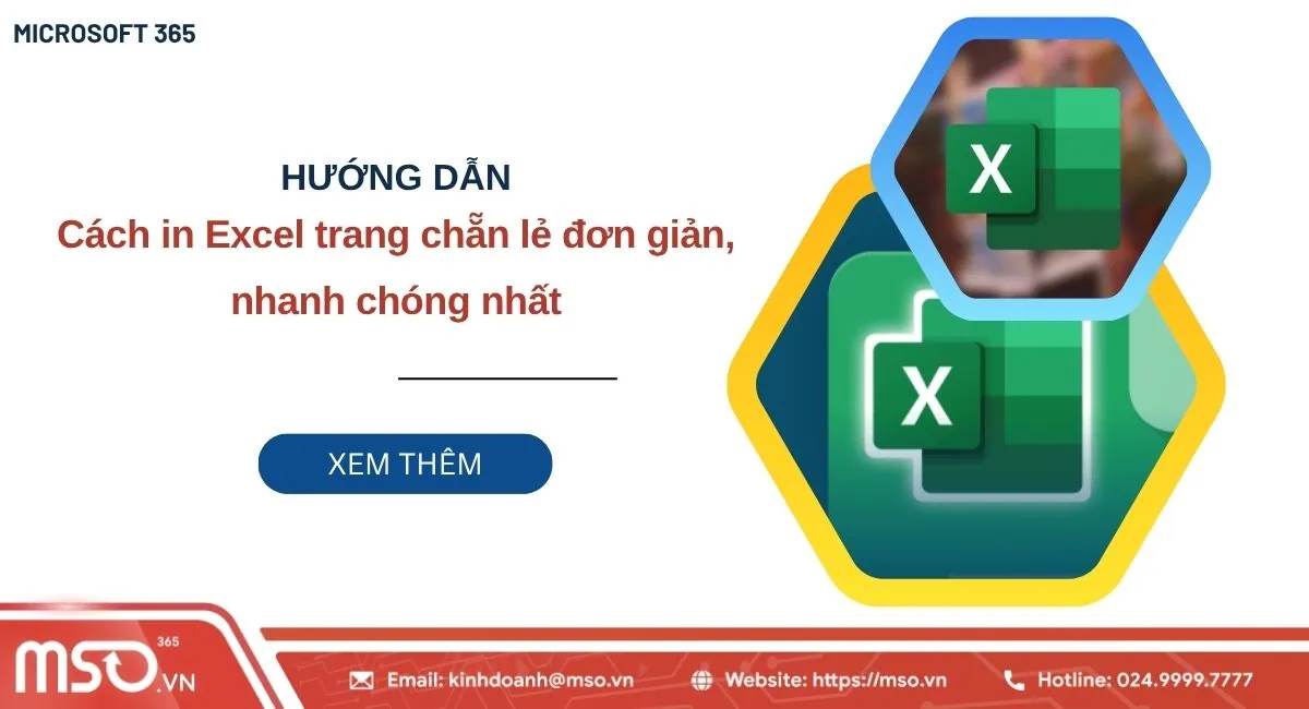 cách in excel trang chẵn lẻ