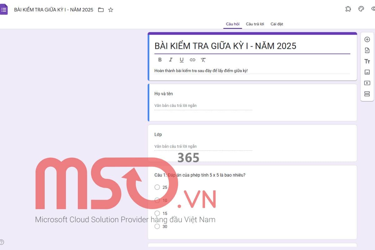 Hướng dẫn cách tạo Google Form từ file Word siêu đơn giản