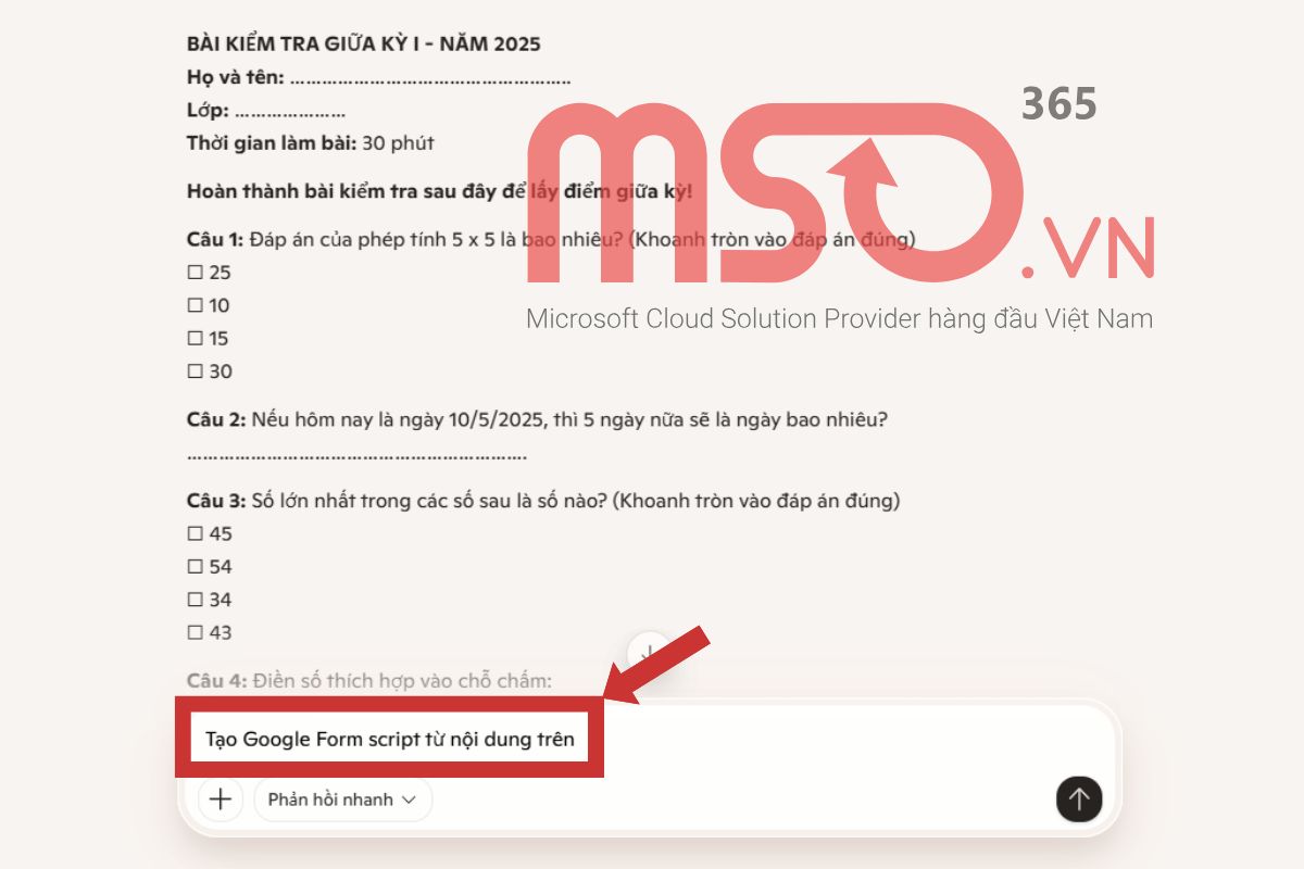 Hướng dẫn cách tạo Google Form từ file Word siêu đơn giản