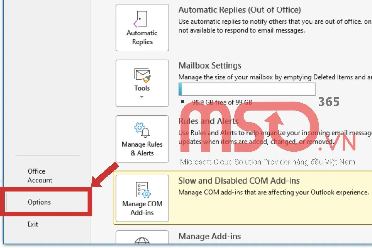 Hướng dẫn cách tắt gạch đỏ trong Outlook trên Desktop