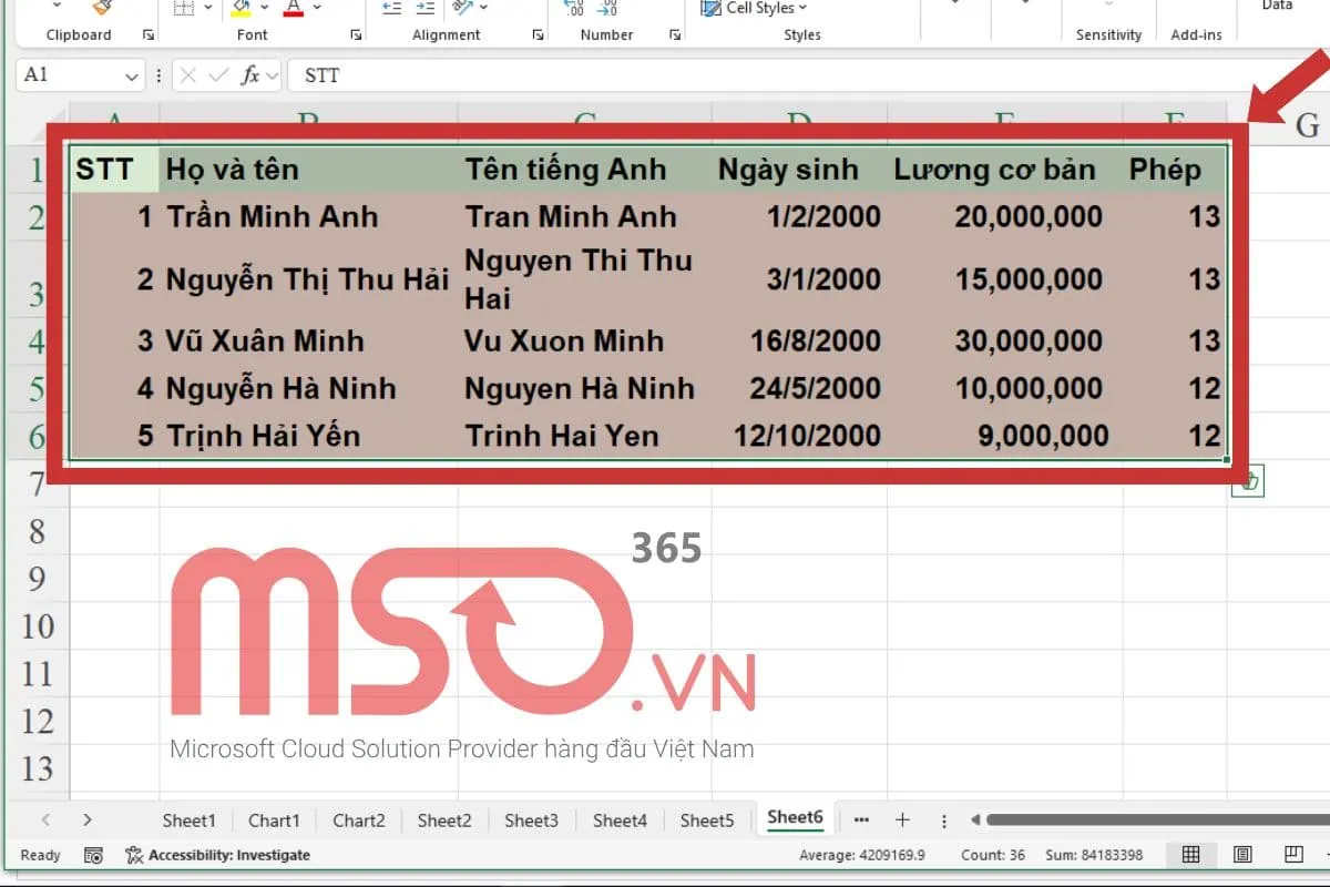 Hướng dẫn cách tự kẻ bảng trong Excel thủ công