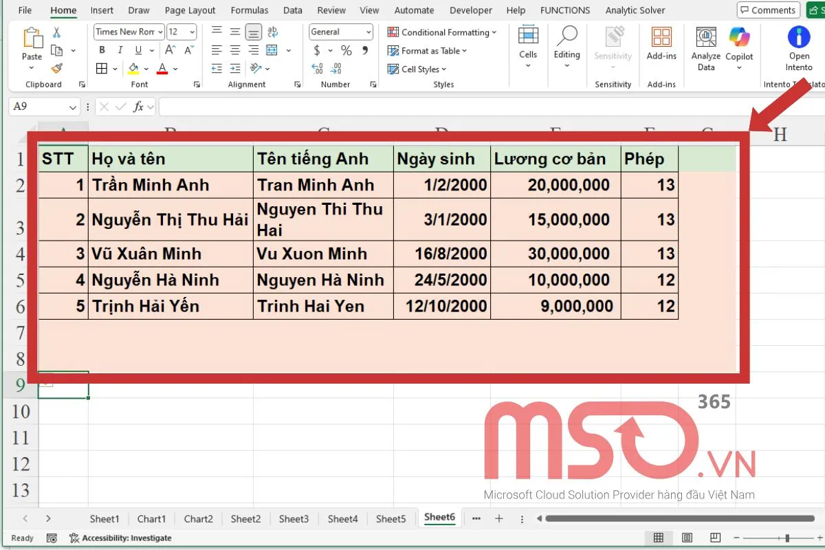 Hướng dẫn cách tự kẻ bảng trong Excel thủ công