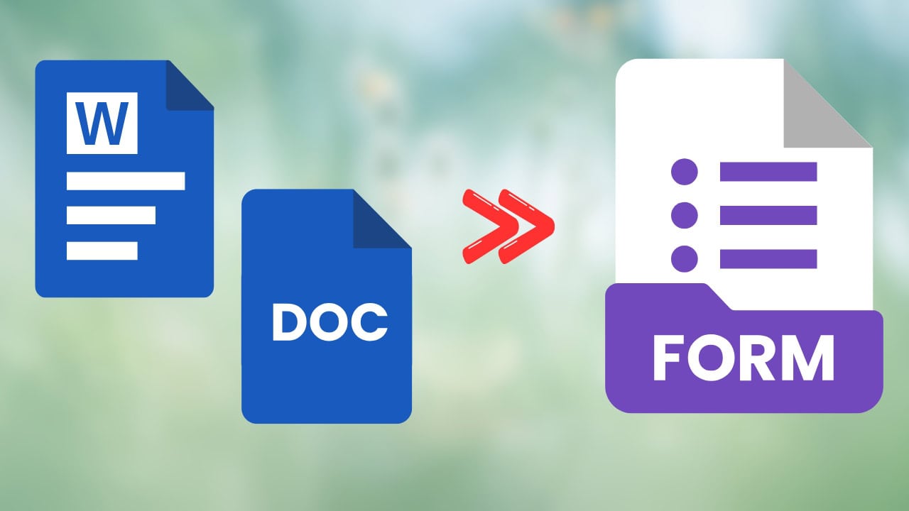 Lưu ý quan trọng khi tạo Google Form từ file Word