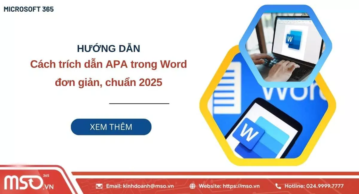 trích dẫn apa trong word