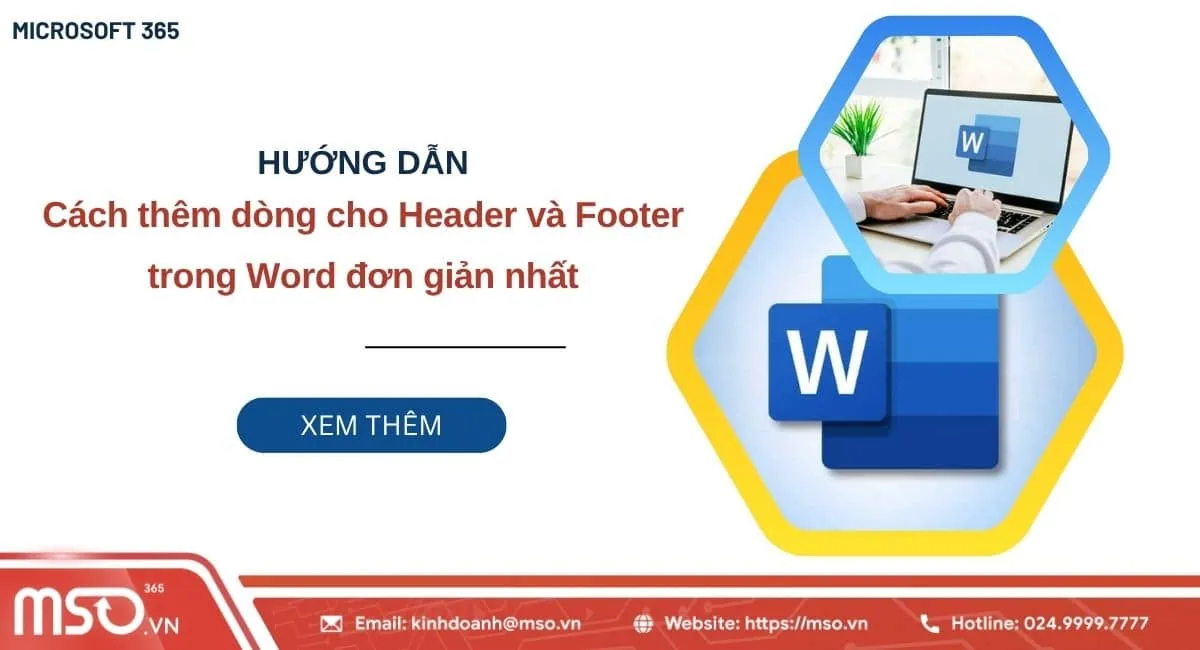 Cách thêm dòng cho header