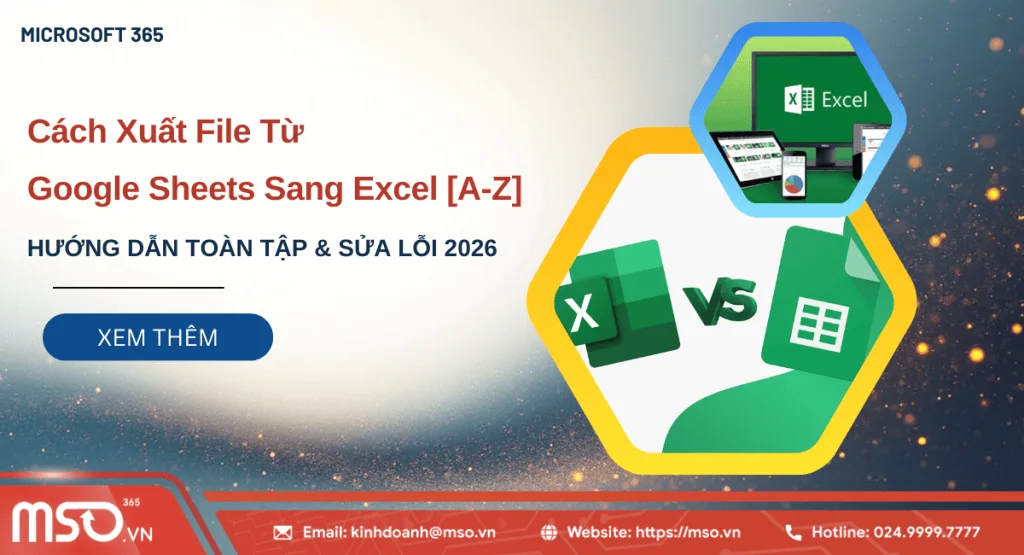 cách xuất file từ google sheet sang excel
