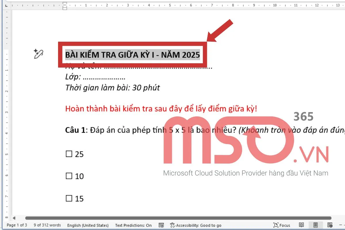 Các cách viết chữ gạch ngang trong Word đơn giản nhất
