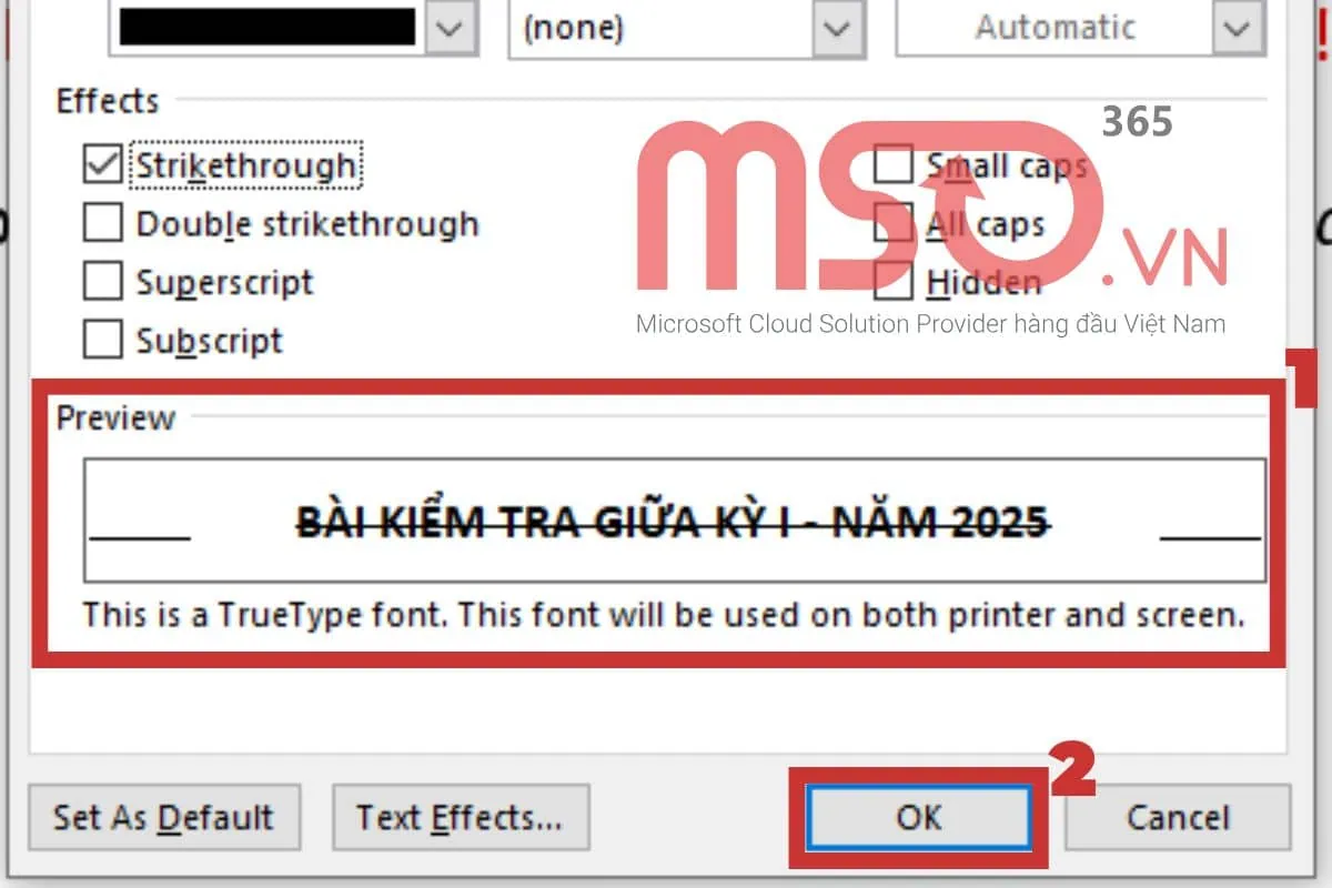 Các cách viết chữ gạch ngang trong Word đơn giản nhất