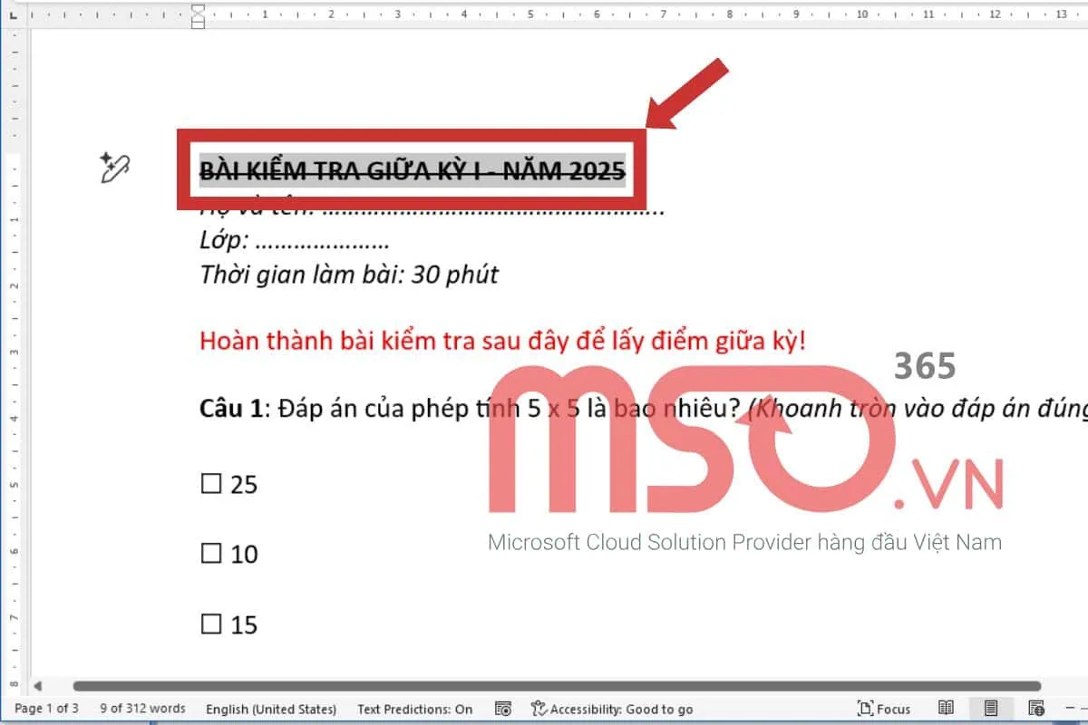 Các cách viết chữ gạch ngang trong Word đơn giản nhất