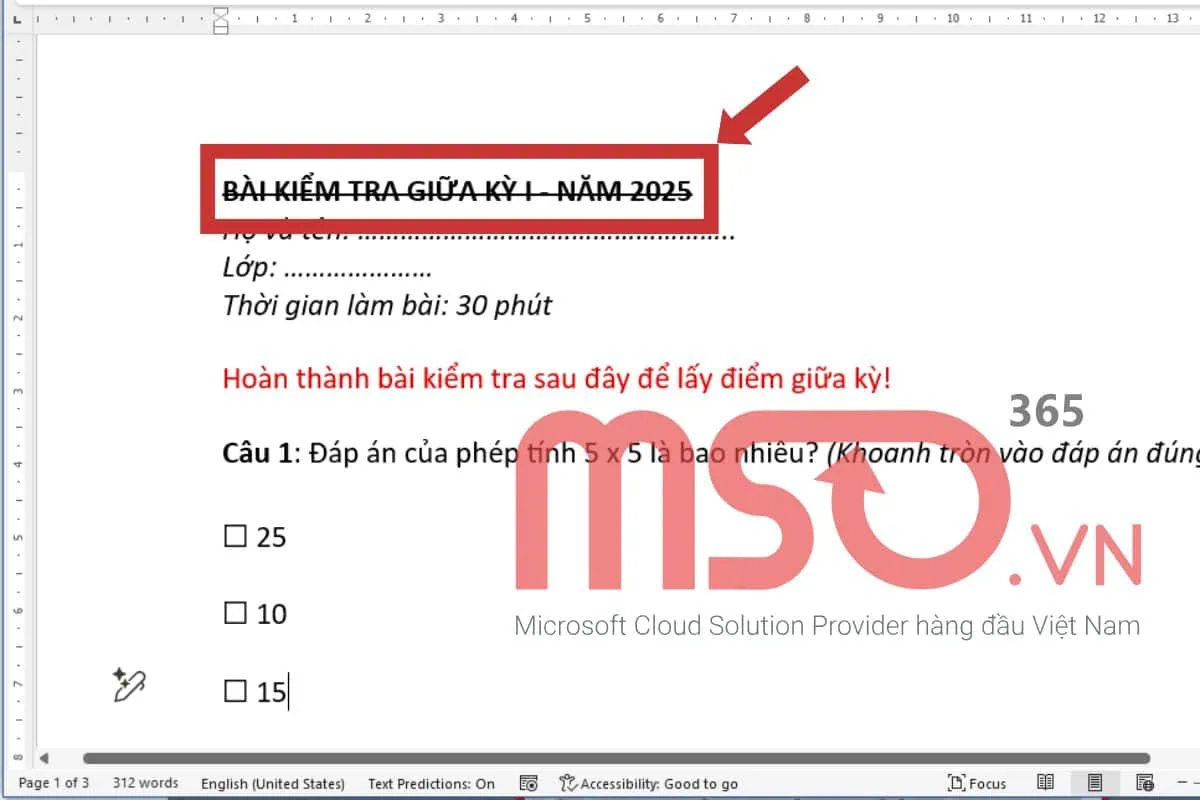 Các cách viết chữ gạch ngang trong Word đơn giản nhất