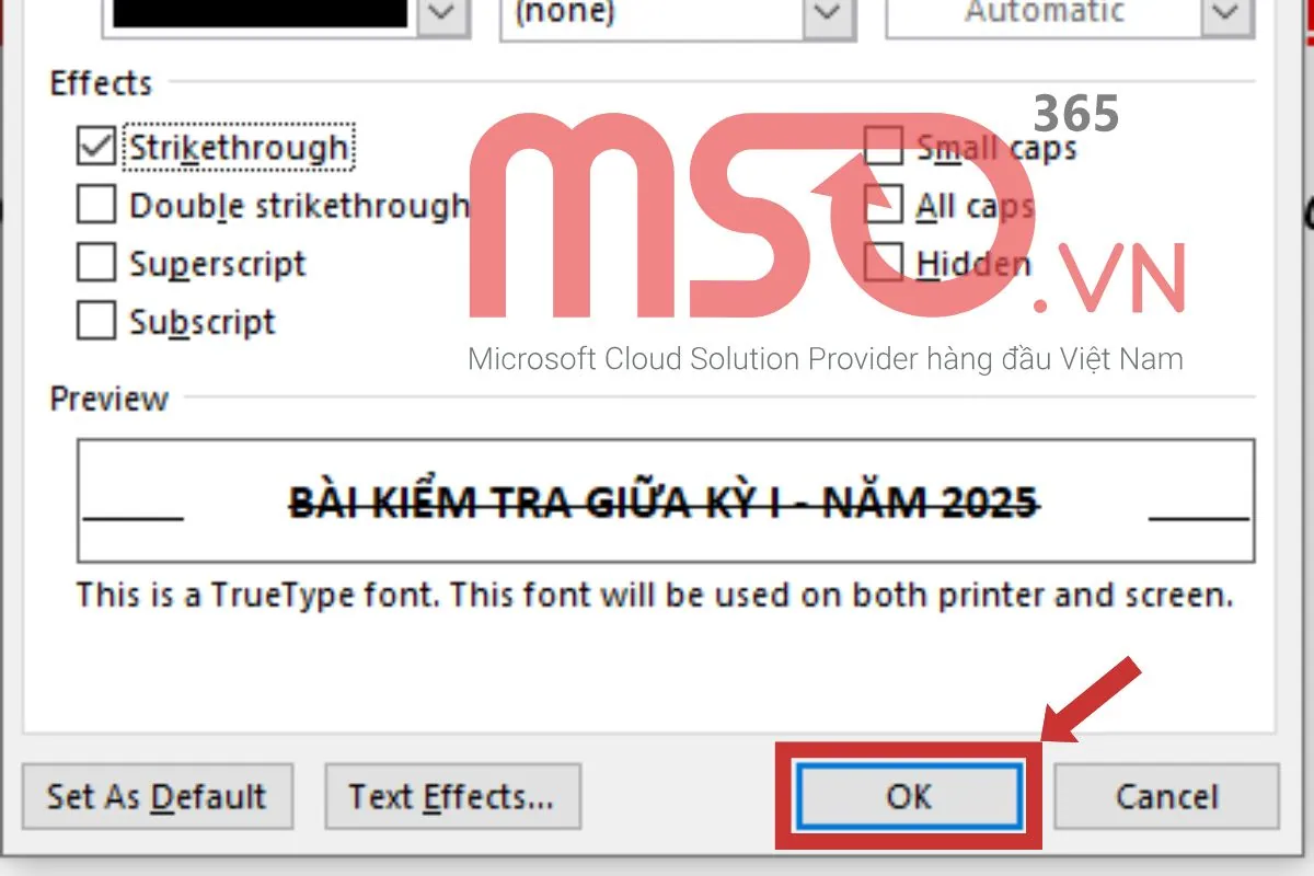 Các cách viết chữ gạch ngang trong Word đơn giản nhất