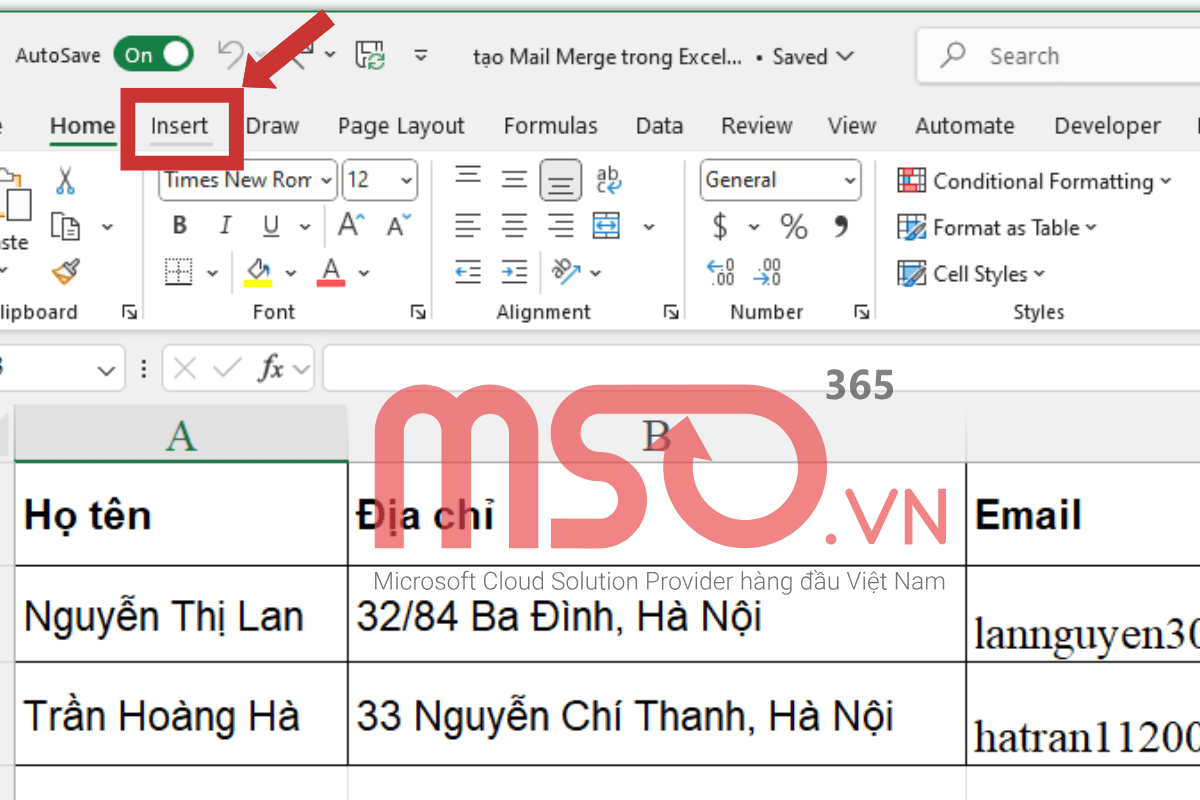 Hướng dẫn cách chèn Watermark trong Excel dạng chữ (text)