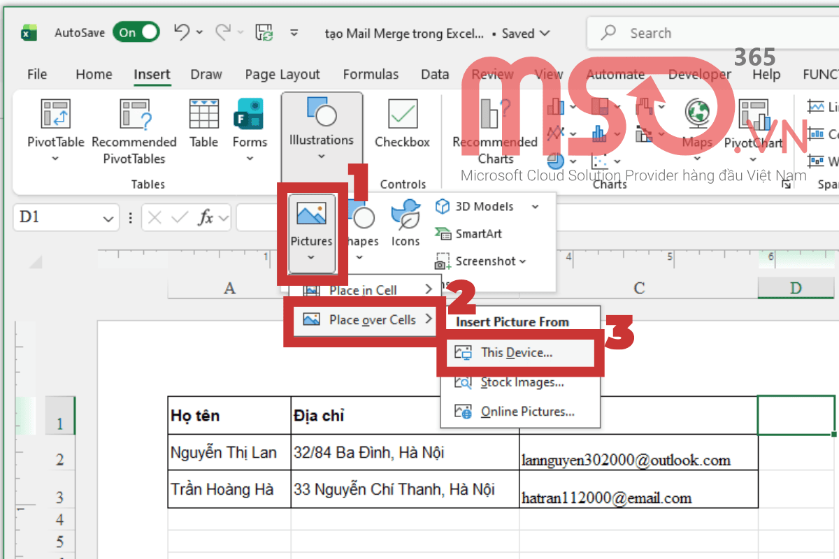 Hướng dẫn cách chèn Watermark trong Excel dạng logo, hình ảnh