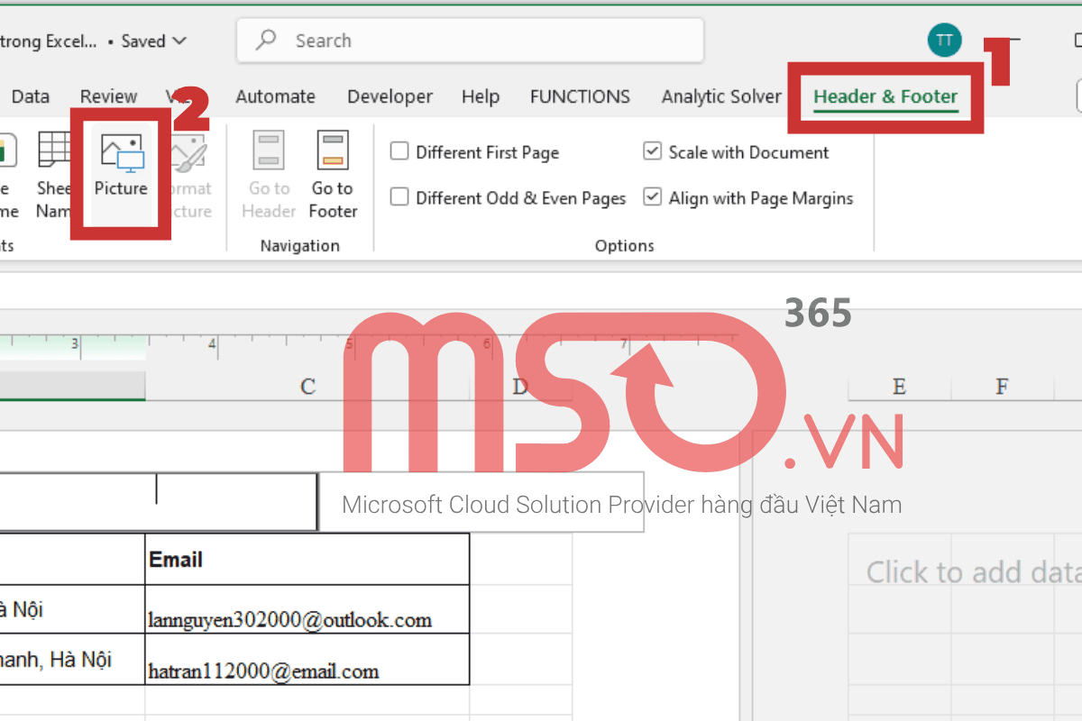 Hướng dẫn cách chèn Watermark trong Excel dạng logo, hình ảnh