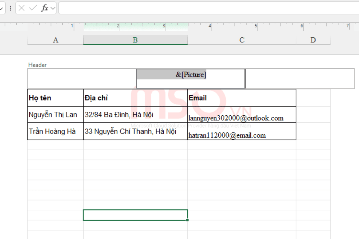 Hướng dẫn cách chèn Watermark trong Excel dạng logo, hình ảnh