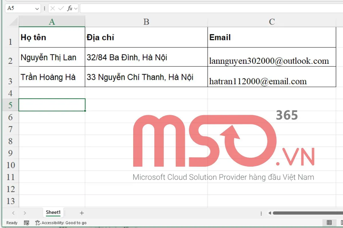 Cách làm Mail Merge trong Excel để tạo hàng loạt tài liệu