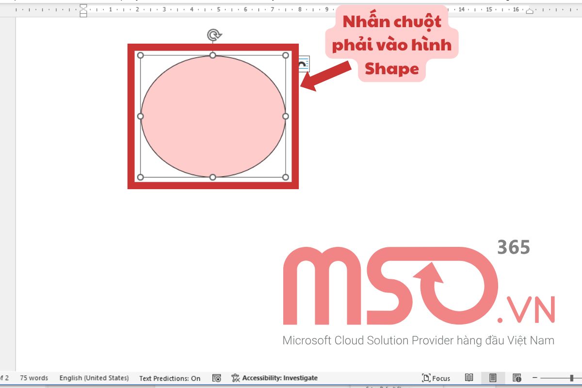 Hướng dẫn cách xóa khung trong Word cho các hình khối (Shape)