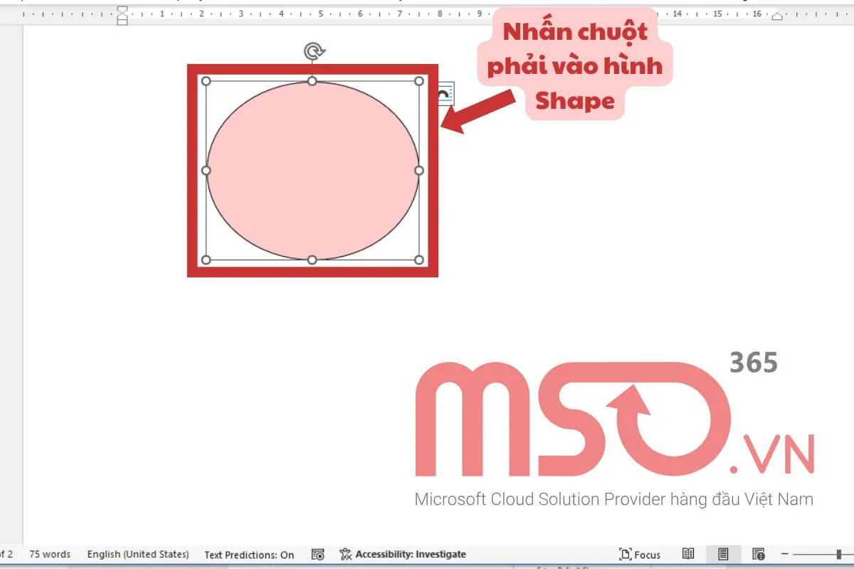 Hướng dẫn cách xóa khung trong Word cho các hình khối (Shape)