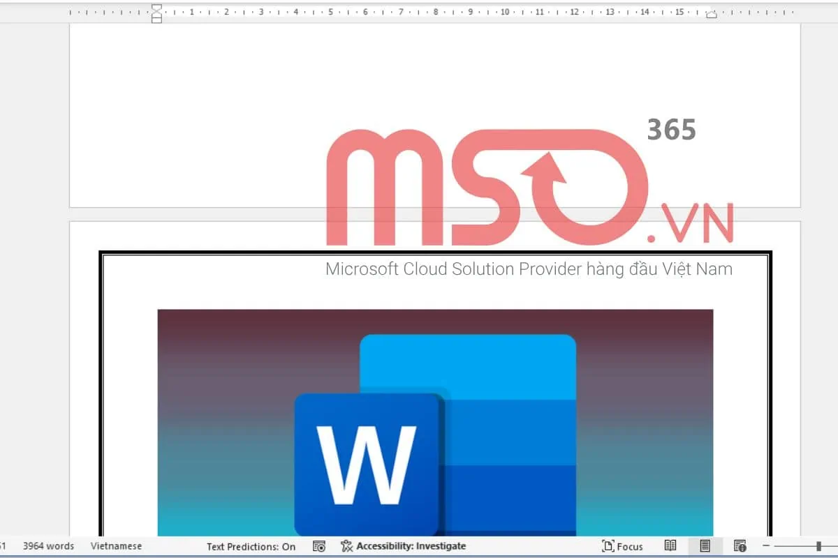 Hướng dẫn cách xóa khung trong Word cho trang bìa