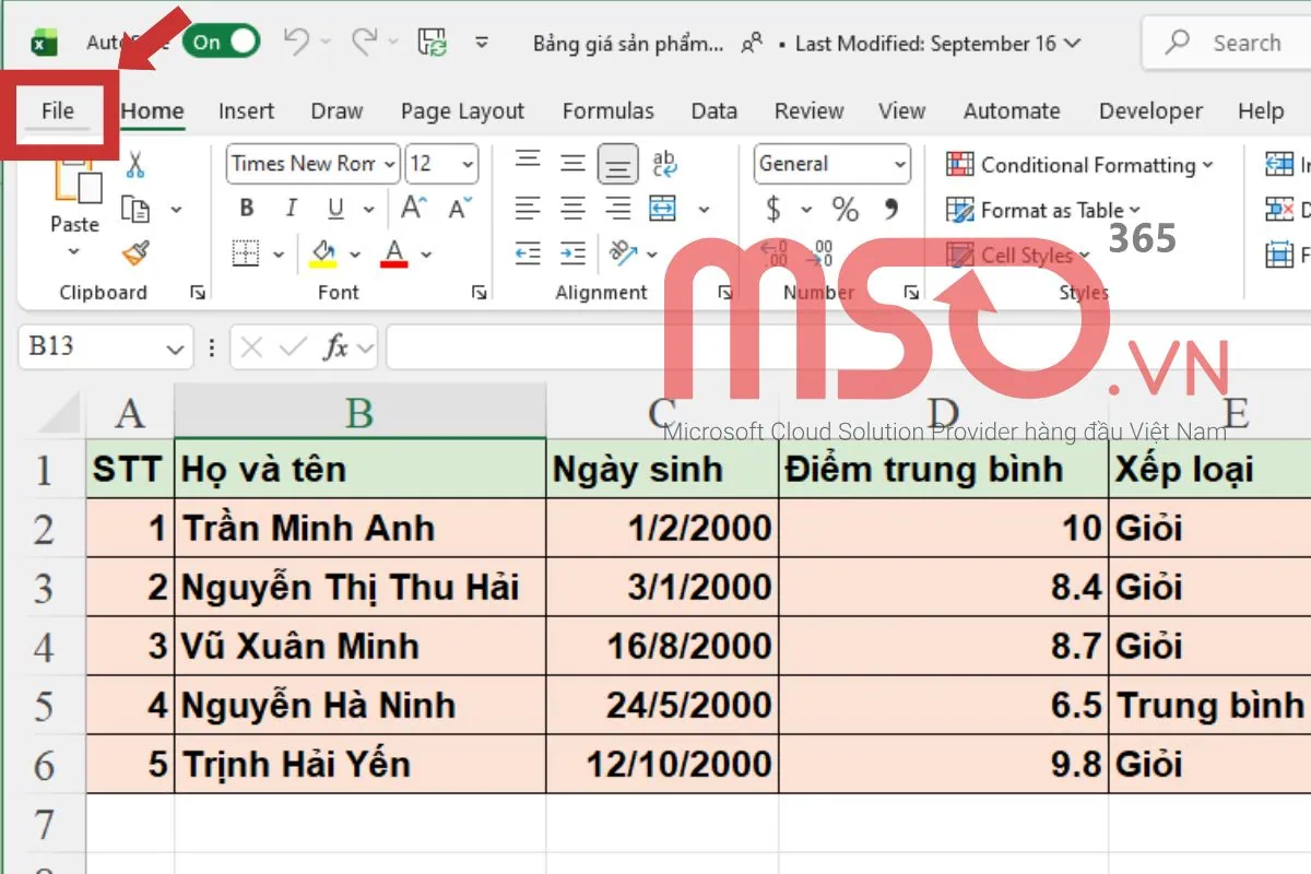 Chuyển file Excel sang CSV không bị lỗi font trực tiếp trên Excel