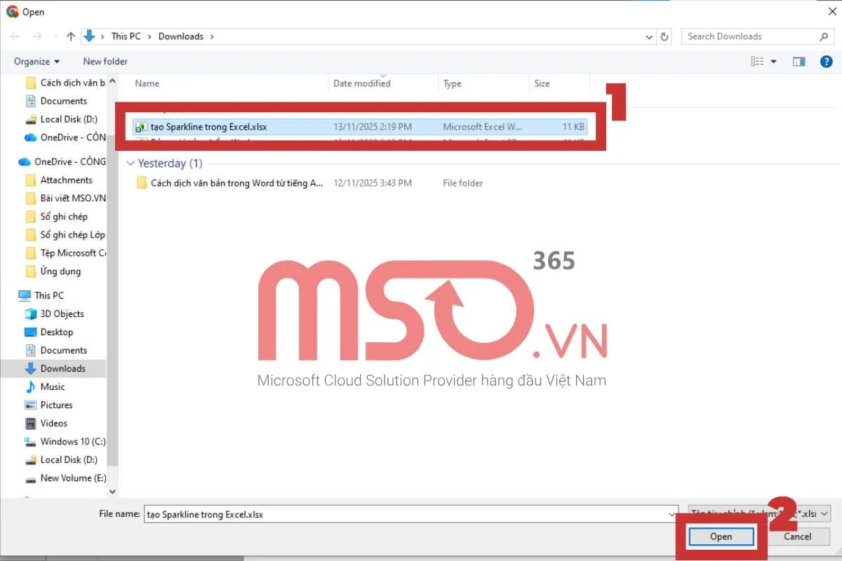 Sử dụng Google Sheets để chuyển file Excel sang CSV online