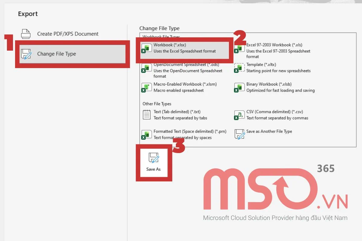 Hướng dẫn các cách chuyển XLS sang XLSX đơn giản nhất