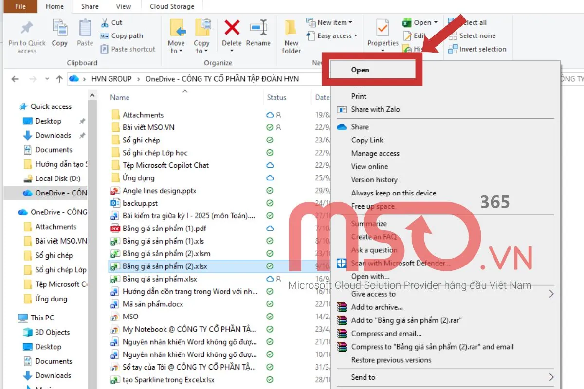 Hướng dẫn các cách mở file XLSX trên máy tính đơn giản