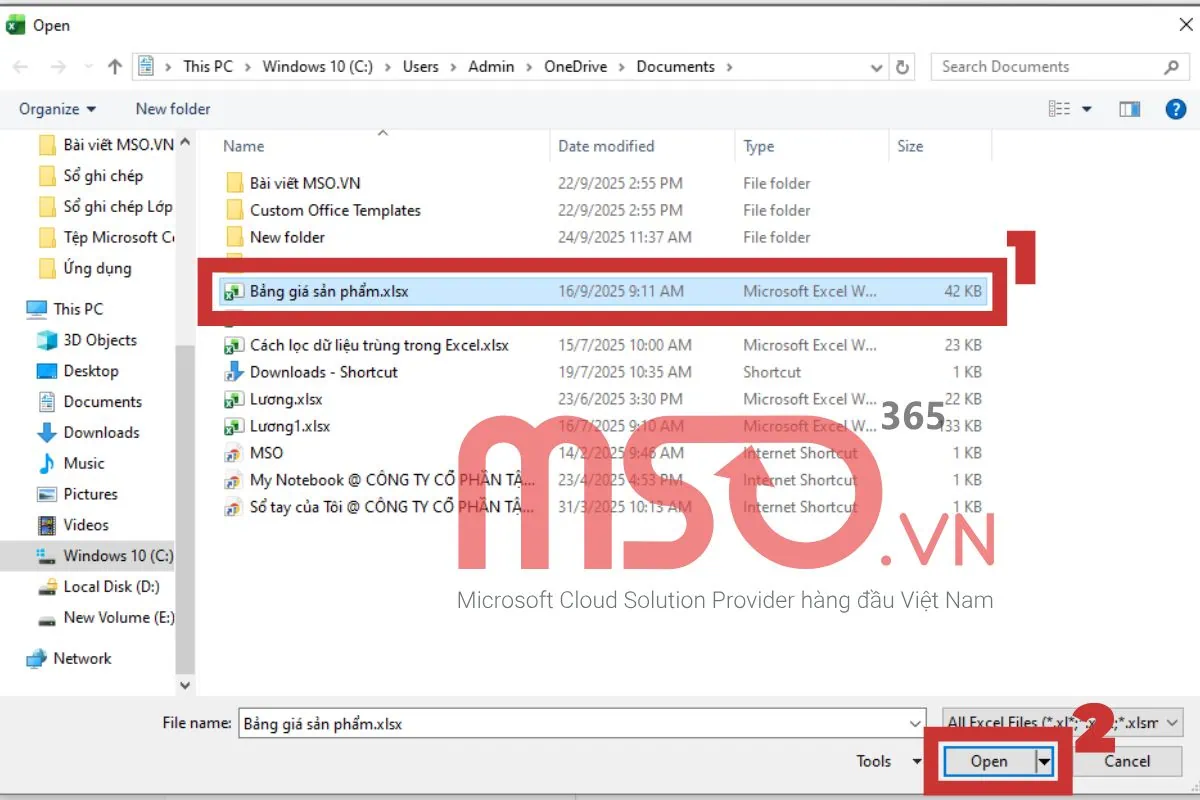 Hướng dẫn các cách mở file XLSX trên máy tính đơn giản