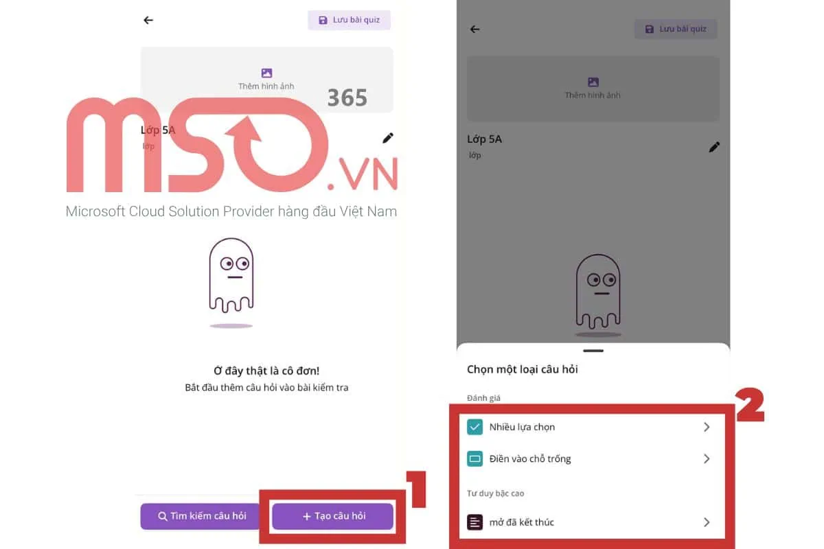 Hướng dẫn cách tạo Quizizz từ file Word trên điện thoại