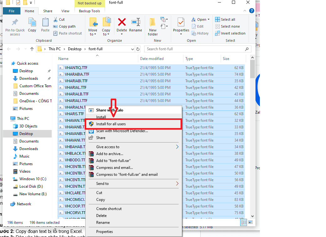 Chọn Install for all users