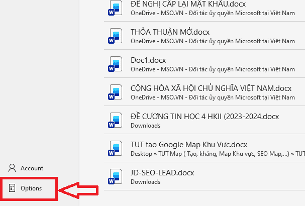Làm sao để nhìn thấy các Bookmark trong Word?