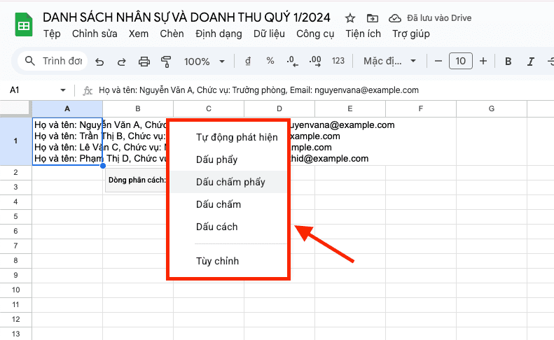 Dữ liệu bị trộn lẫn hoặc sai lệch