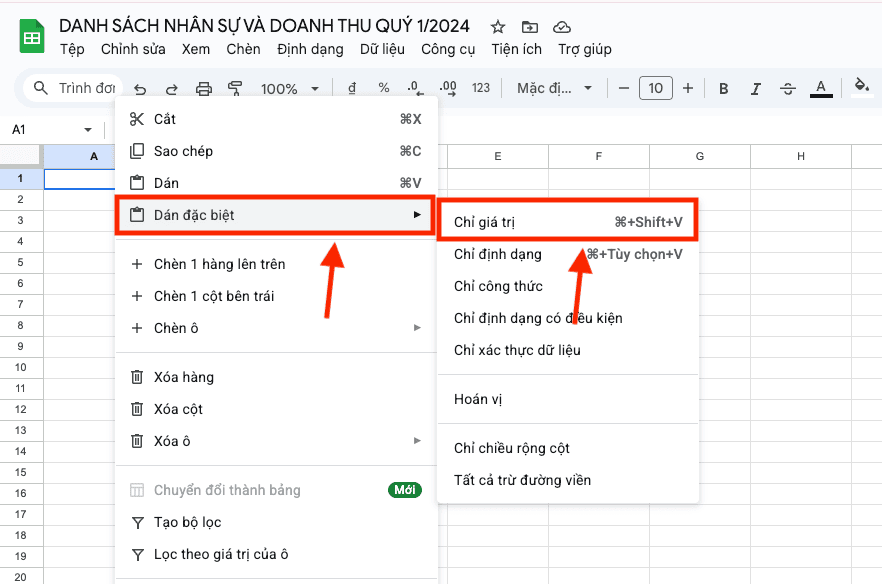 Lỗi phông chữ và định dạng lộn xộn