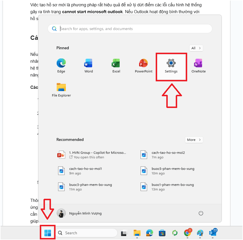 Cách sửa lỗi bằng tính năng Repair Office