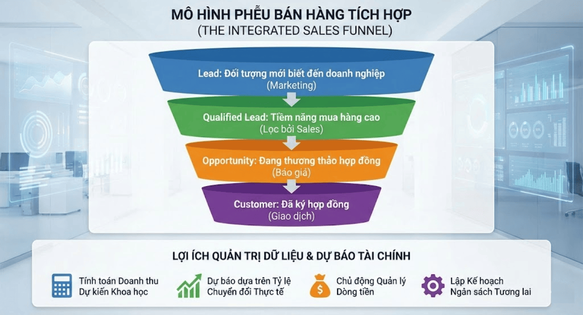 Mô hình phễu bán hàng tích hợp (The Integrated Sales Funnel)