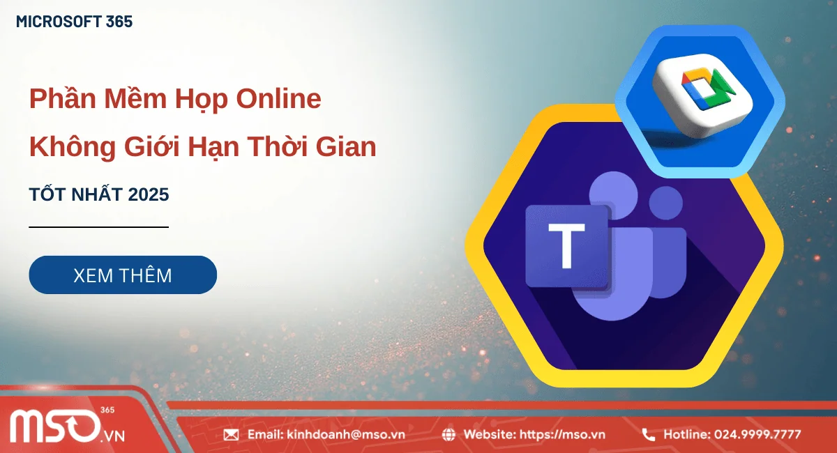họp online không giới hạn thời gian