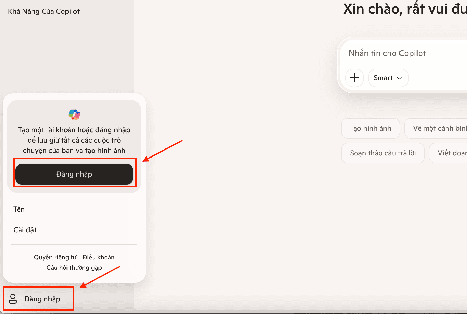 Bước 2: Đăng nhập tài khoản Microsoft
